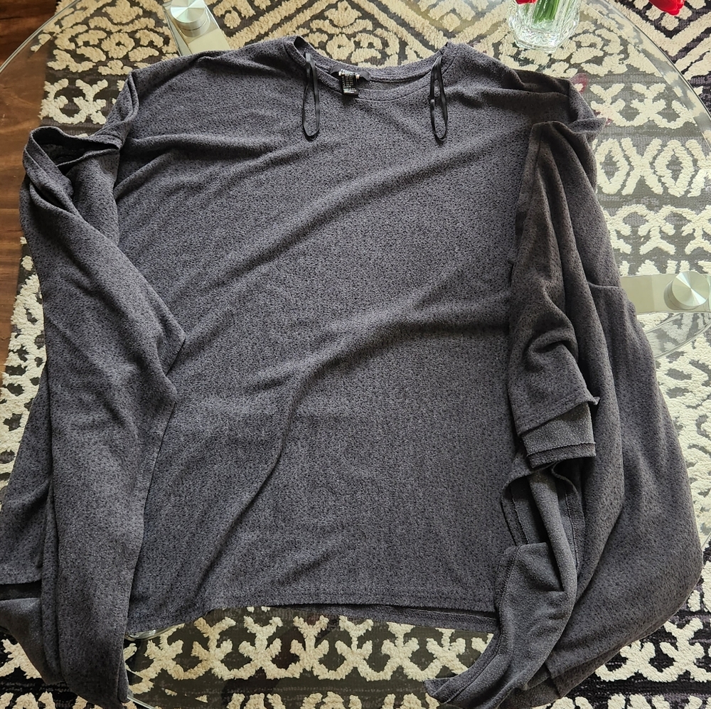 Forever 21 One Size Grey Pancho